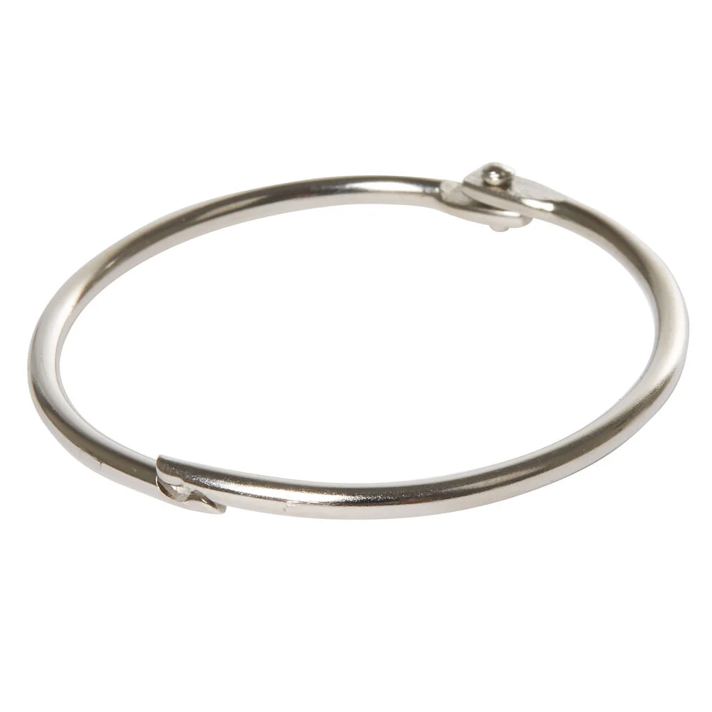 Anneau rideau de douche rond en métal x12
