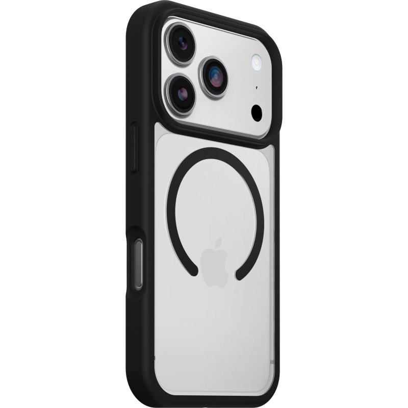 OtterBox React MagSafe Series pour Apple iPhone 17 Pro, noir Crystal, transparente/noir