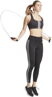 Adidas3-Streifen High-Waisted 7/8-Leggings - schwarz