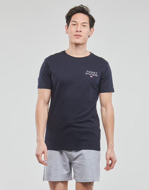Tommy Hilfiger - CN SS TEE LOGO Marino