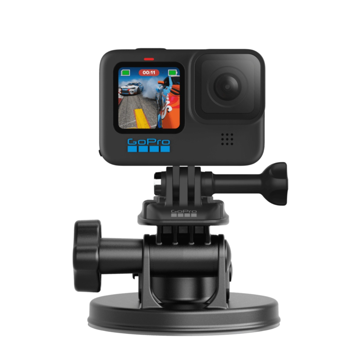Suction Cup Saugnapf Halterung für GoPro Kameras für über 240 km/h (AUCMT-302) - Schwarz