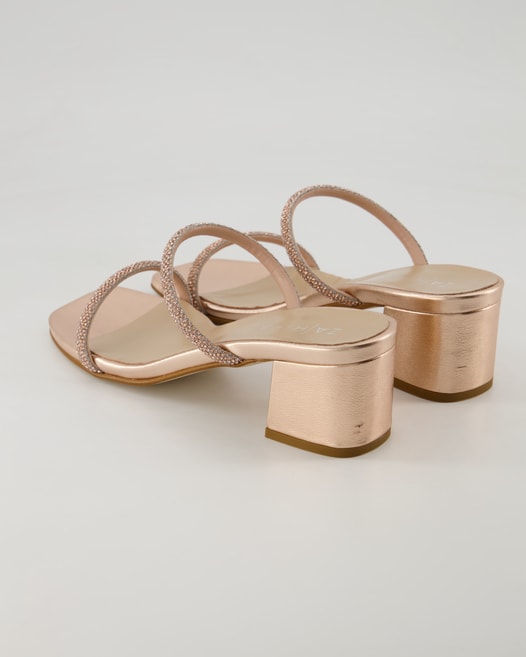 Zahira 12406 Pantoletten in Roségold