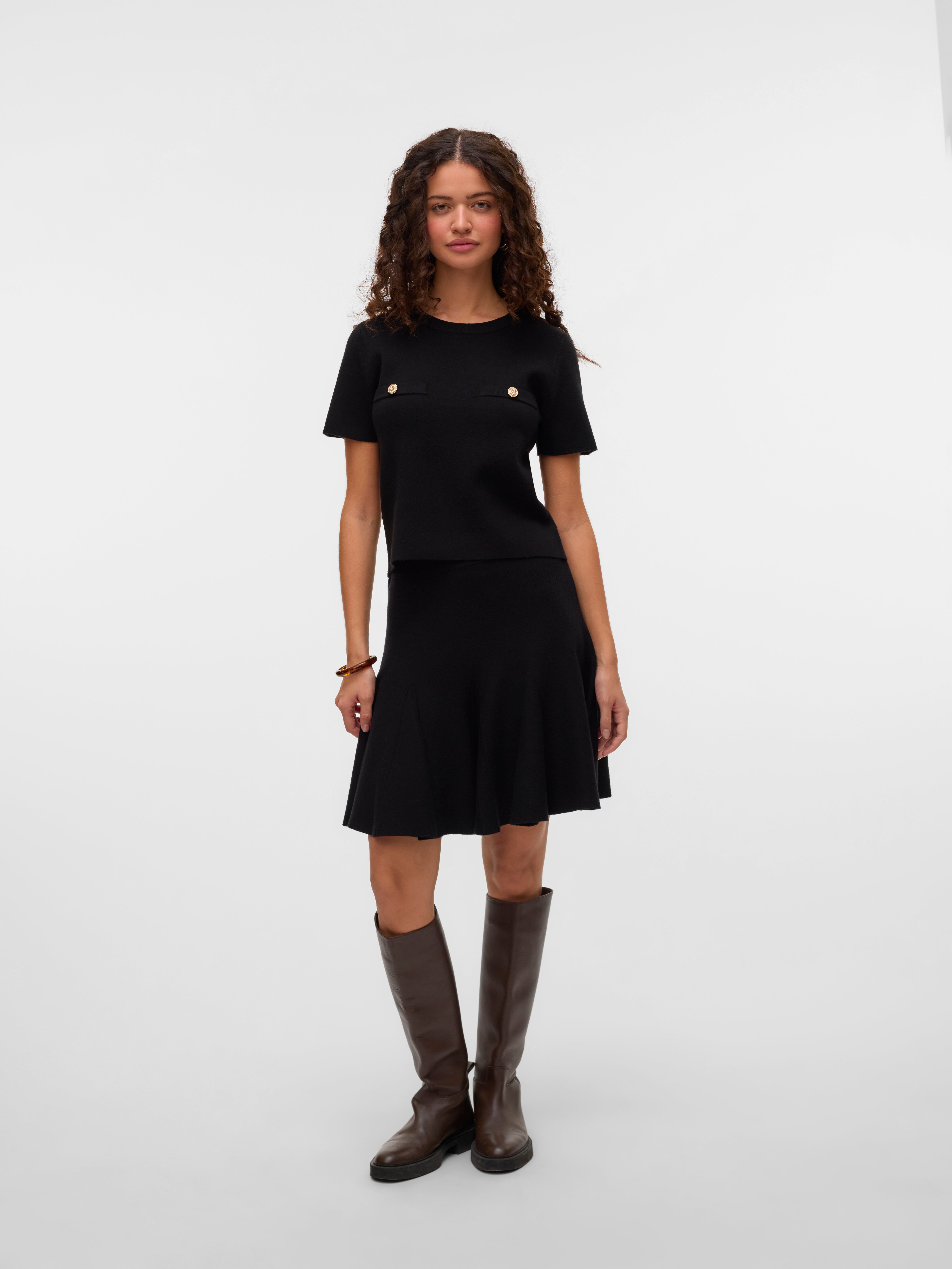 VMKRISTIN Mid waist Korte rok