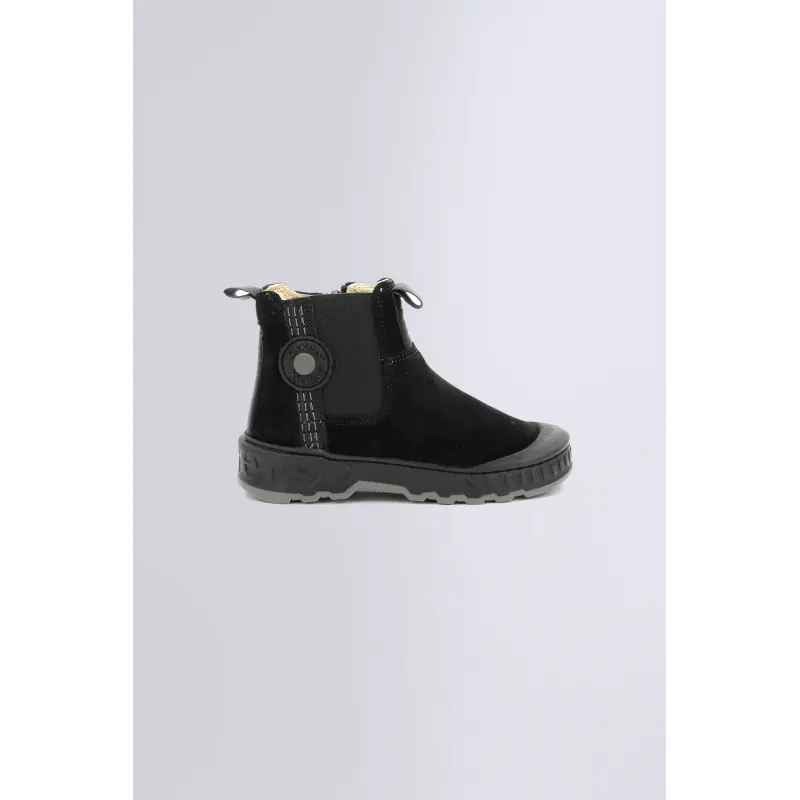 KICKTRUST NOIR BOOTS Cuir Garçon