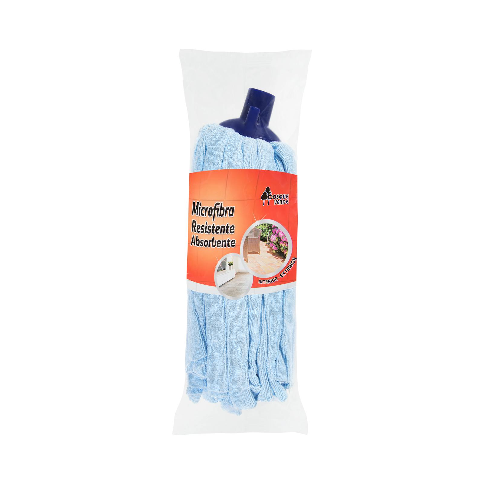 Balai à franges en microfibre durable vert forêt
