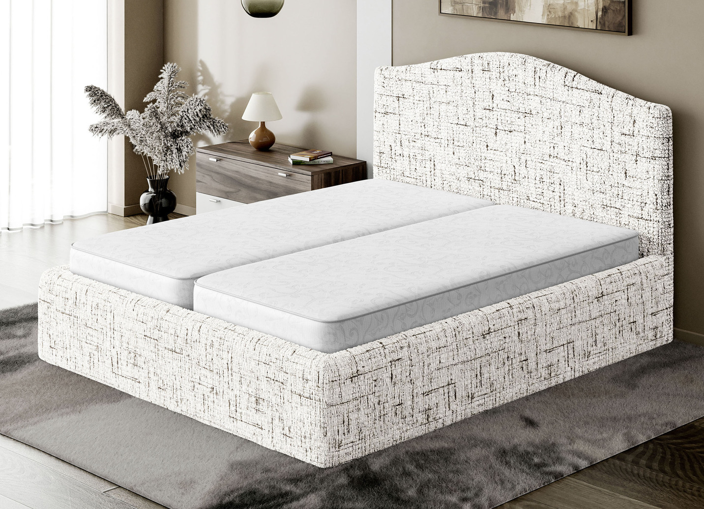 Stretchbezug für Boxspringbett in Mikrofaser-Qualität