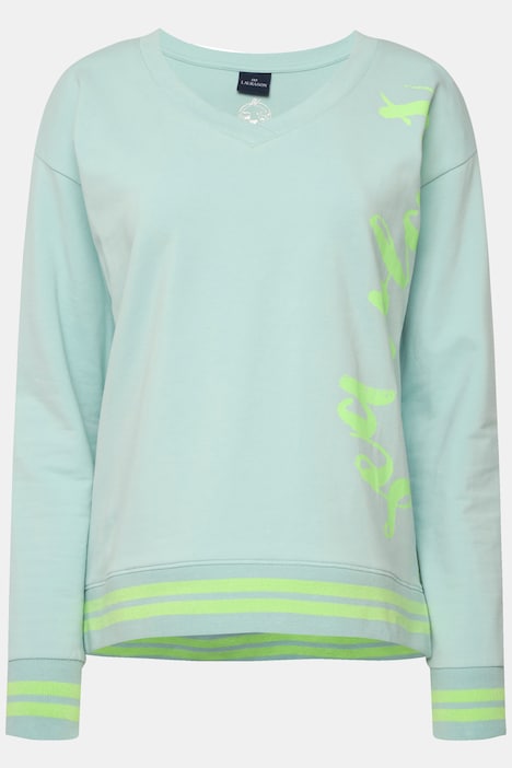 Sweatshirt, oversized, Schriftzug, Langarm