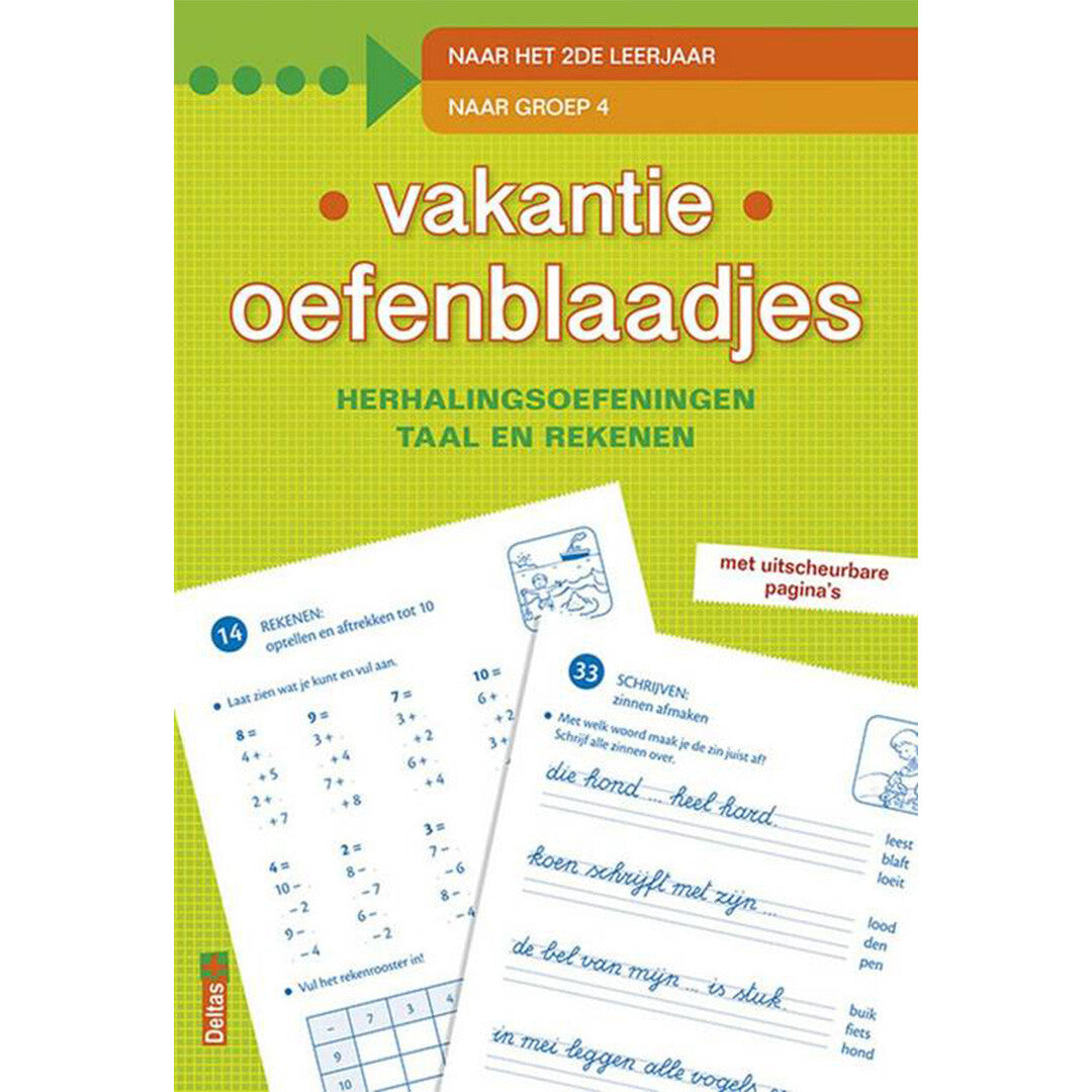 Uitgeverij deltas oefenblaadjes - naar groep 4