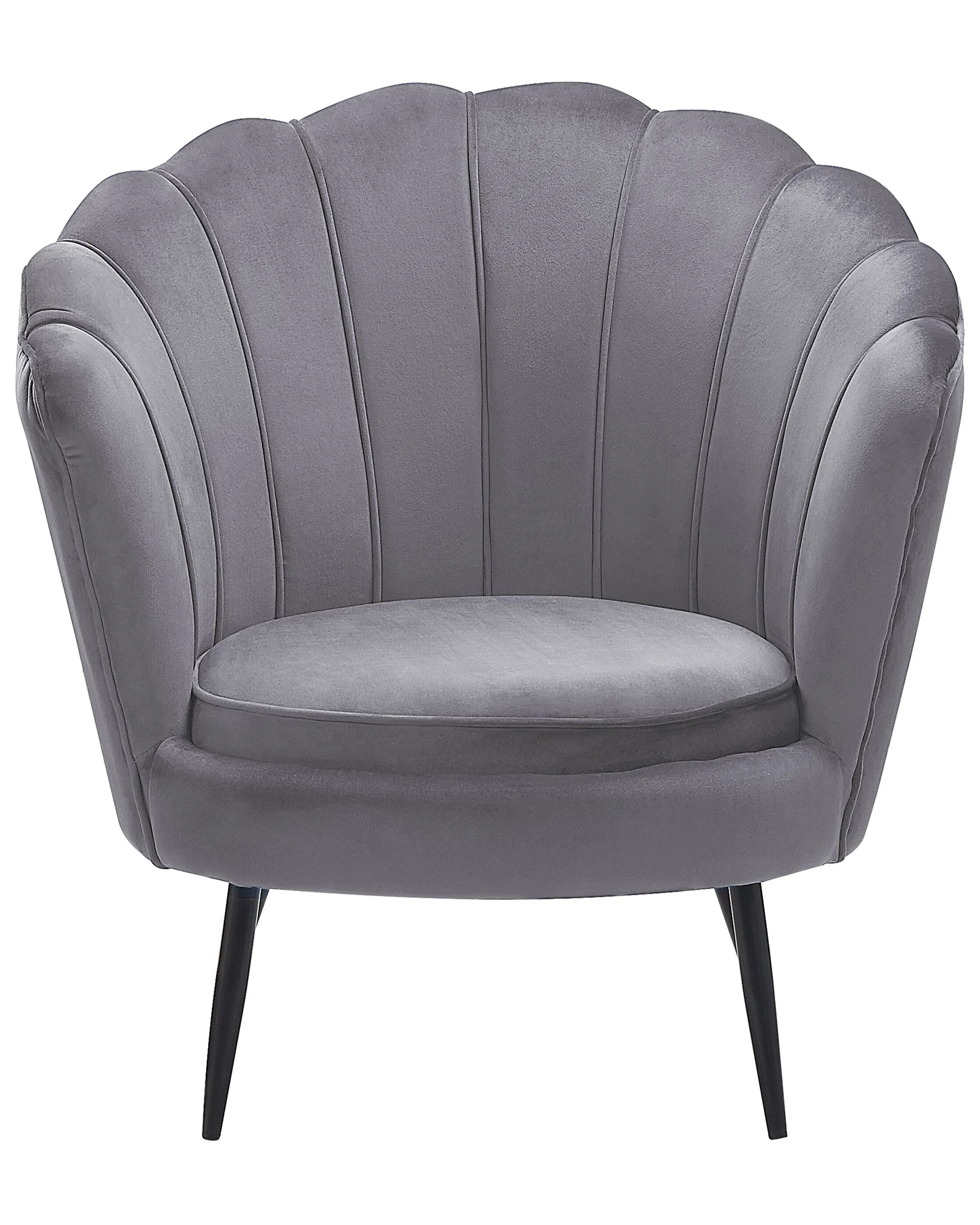 Fauteuil LOVIKKA Fluweel Grijs