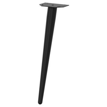 Duraline tafelpoot conisch Ø1,9x7,2x42 cm