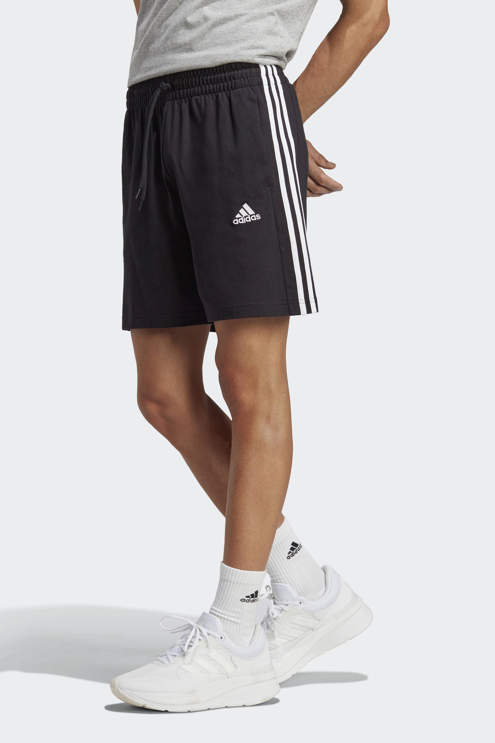 adidas short zwart/wit