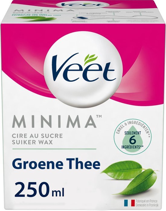 Veet Minima Suiker Wax Groene Thee 250 ML