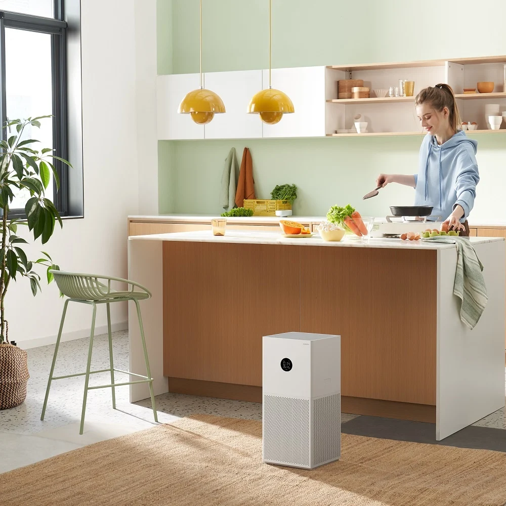 Mi Smart Air 4 Lite Luftreiniger mit Filtersystem / LED Display / App Steuerung (PN102157) - Weiss