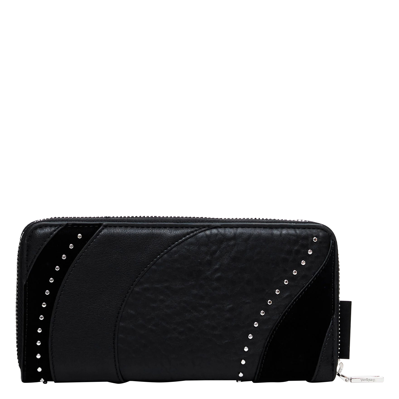 Portefeuille motif vagues | Noir