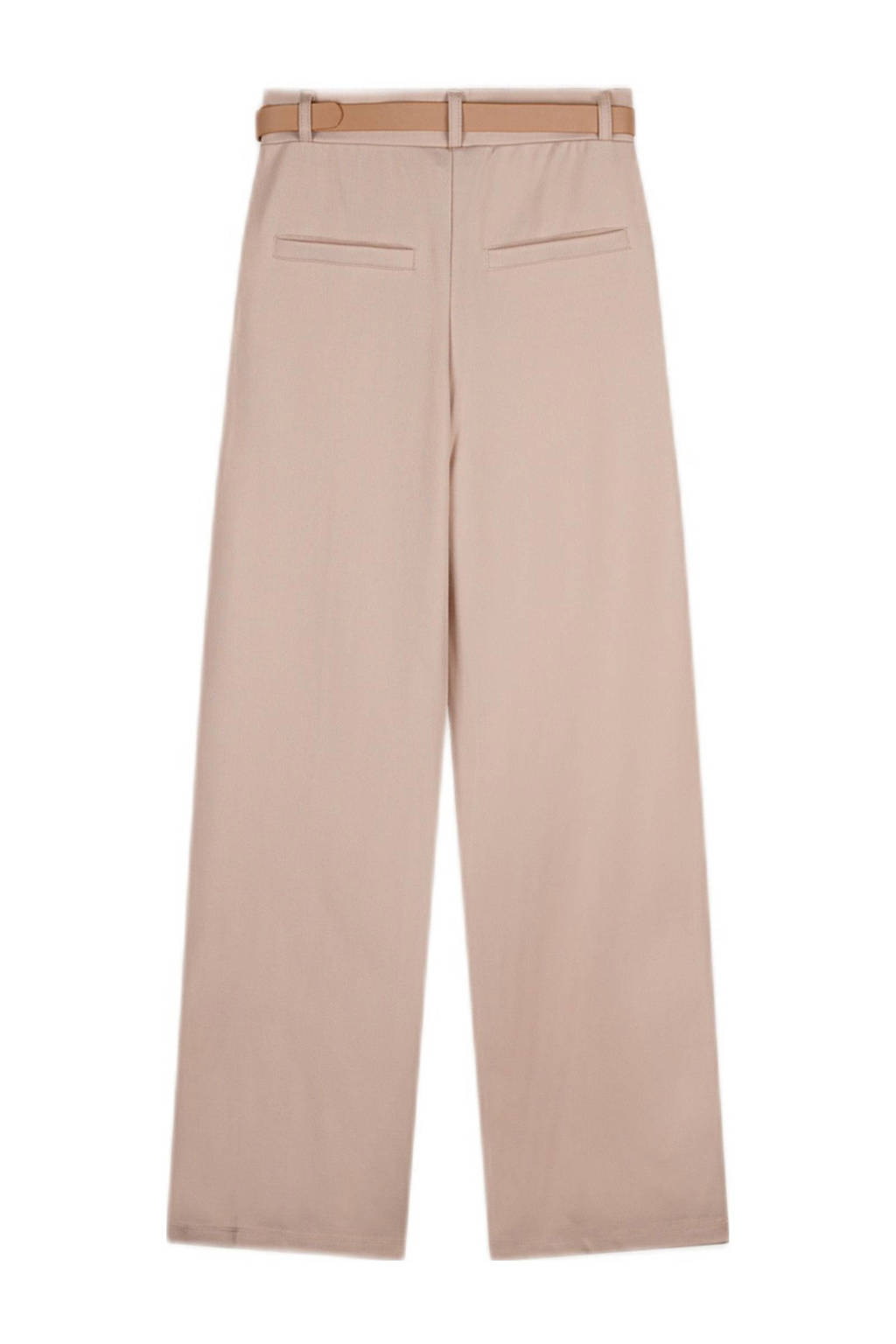 NoBell’ regular fit broek Salet rozezand