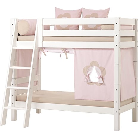 Hoppekids ECO Luxury køjeseng med skrå stige 70x160 cm