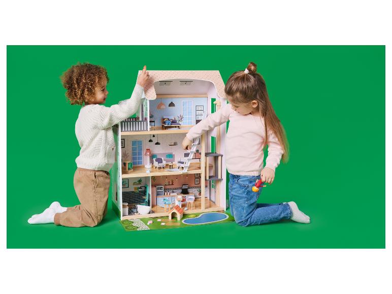 Houten poppenhuis