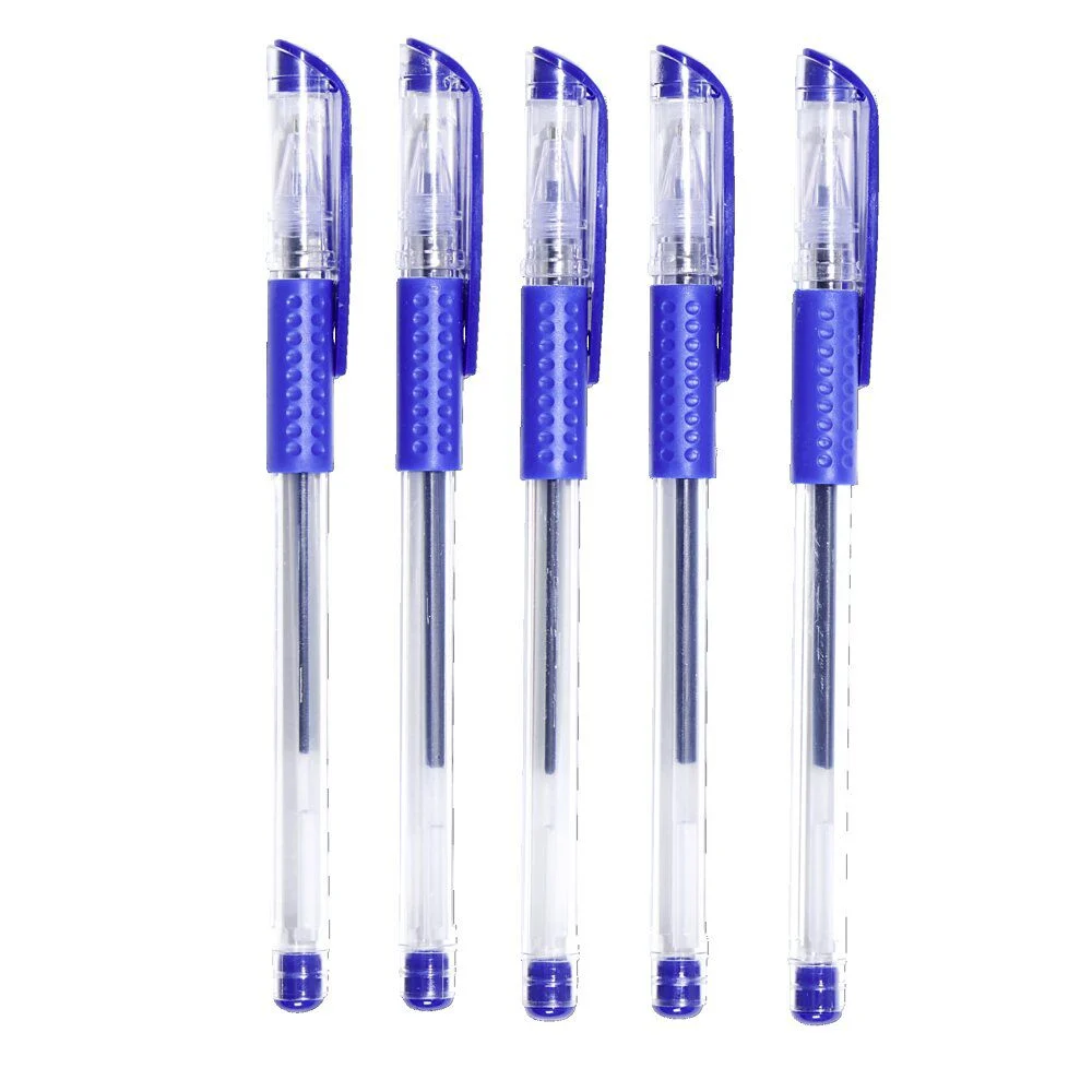 Lot de 5 stylos à encre bleue 0,6mm