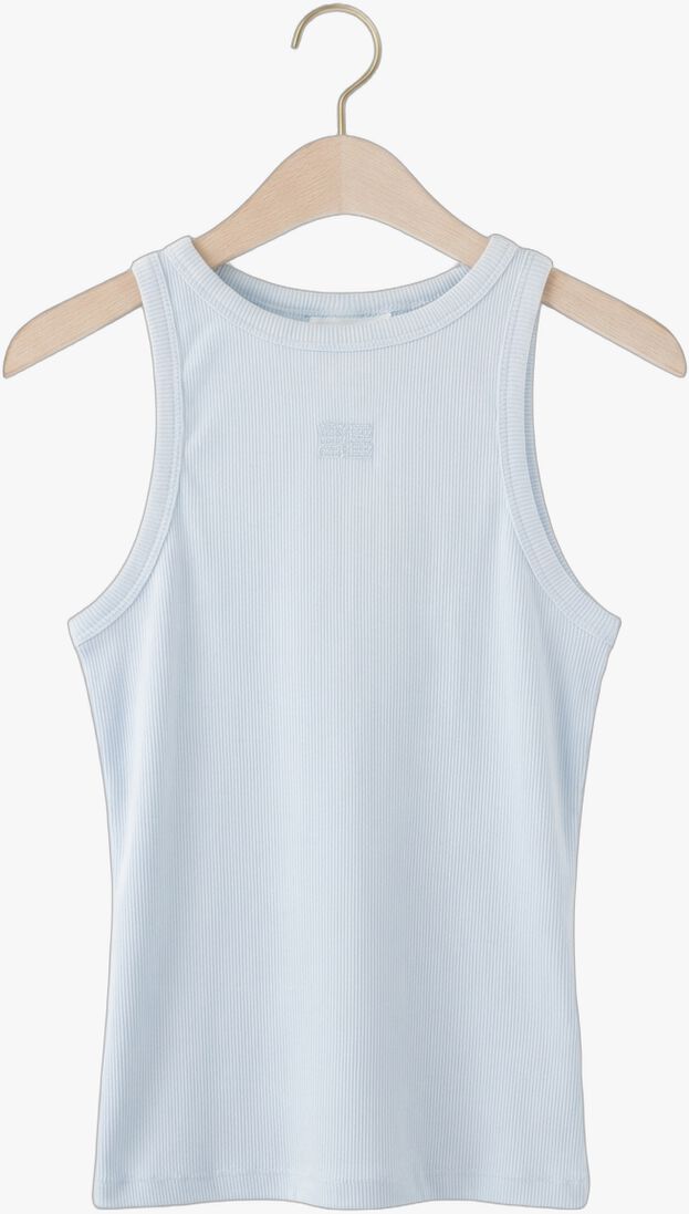 blauwe gestuz top gzdrew logo tank 2.0