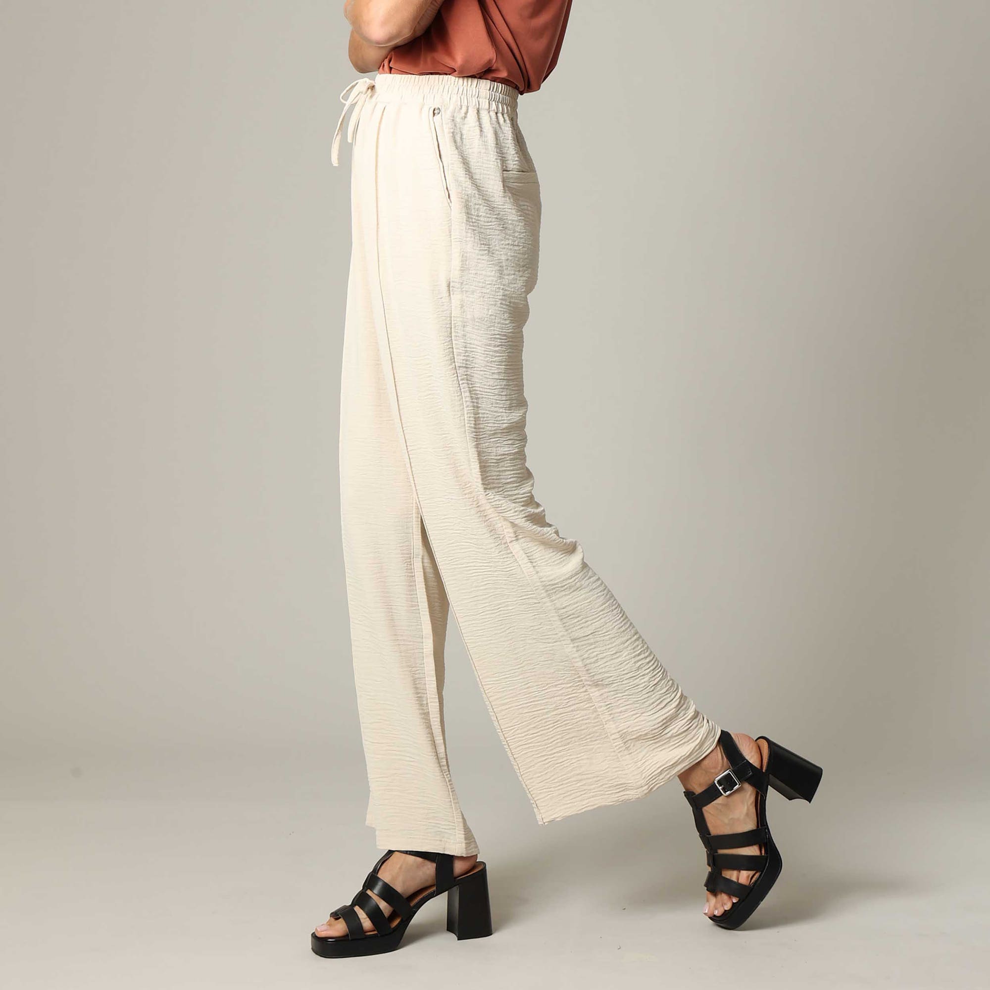 Pantalon Femme beige
