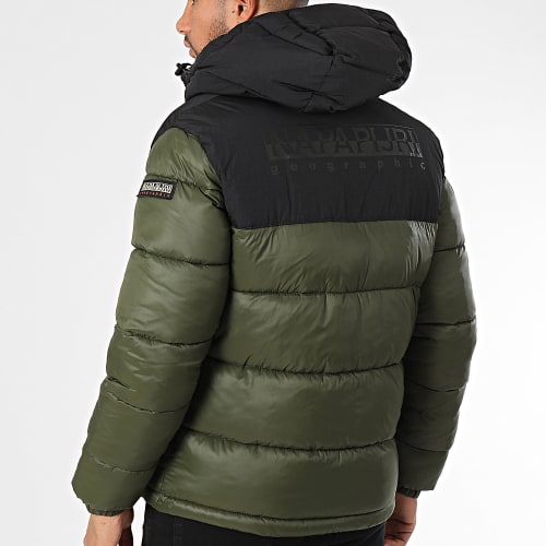 Doudoune Capuche Hornelen A4GLL Vert Kaki