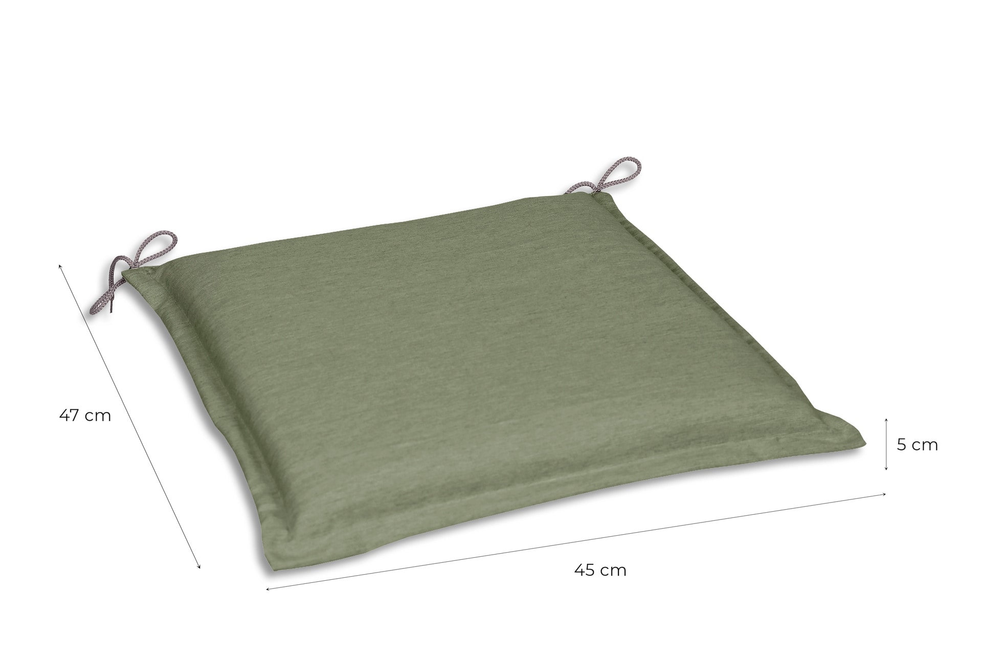 GO-DE Outdoor Sitzkissen DORA UNI 47 x 45 cm salbei