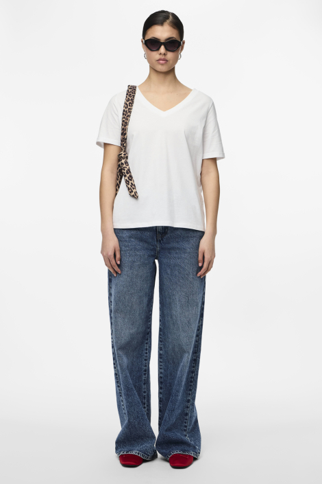 Pieces witte dames t-shirt