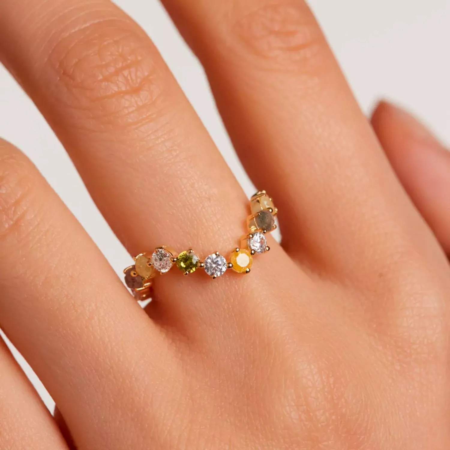 PDPAOLA April Ring 18 kt. Forgyldt Sølv AN01-642