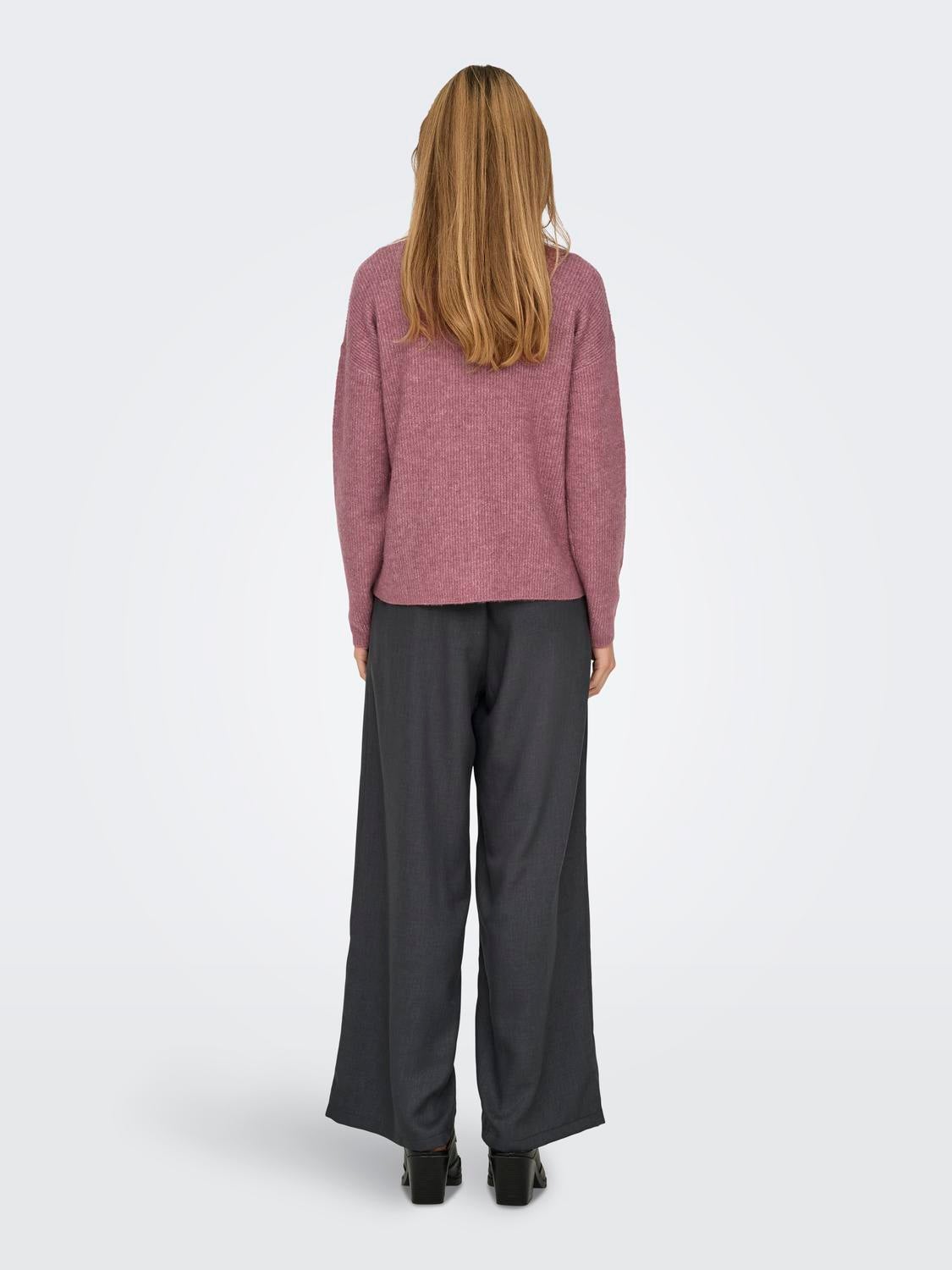ONLCAMILLA Strickpullover Crushed Berry
