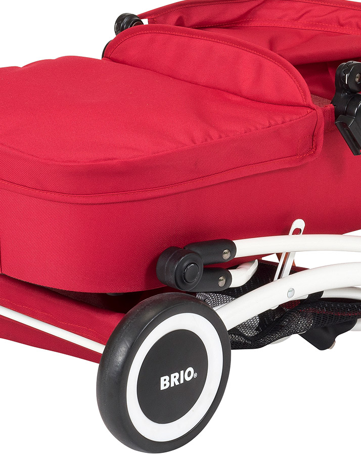 Puppenwagen SPIN faltbar in rot