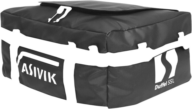 Asivik ASIVIK Travel Duffel 55L, Black Sort