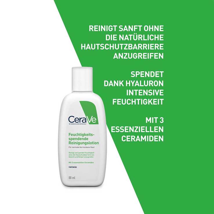 CeraVe feuchtigkeitsspendende Reinigungslotion, 88 ml