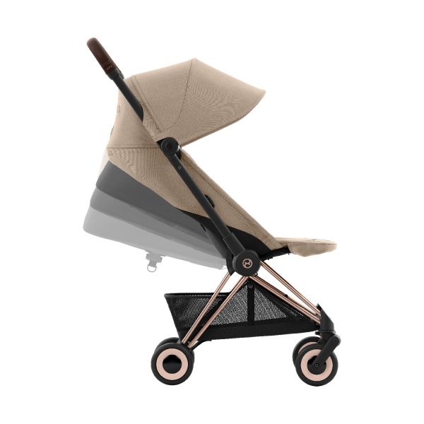 Cybex Coya Buggy - Rosegold Frame - Cozy Beige