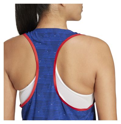 Débardeur adidas Performance Adizero Team France Bleu Femme