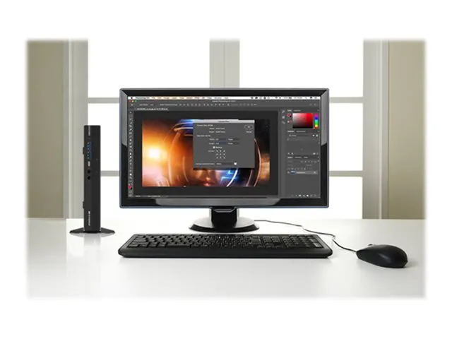 ECS LIVA One H310C - Barebone - mini PC - LGA1151 Socket - Intel H310C - uden CPU op til - RAM 0 GB - Gigabit Ethernet - 802.11a/b/g/n/ac, Bluetooth 4.2
