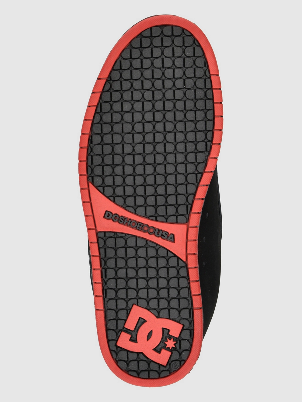 DC Court Graffik SQ Skate Shoes black/grey/red