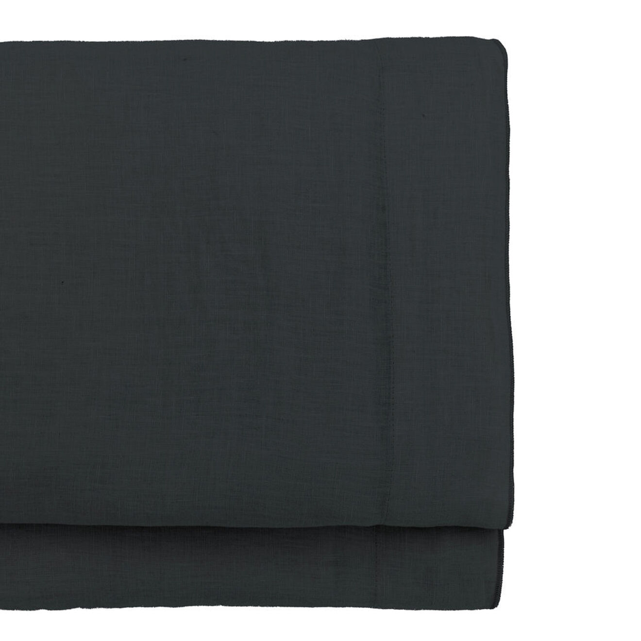 Febronie Drap plat lin lavé Hortense gris ardoise