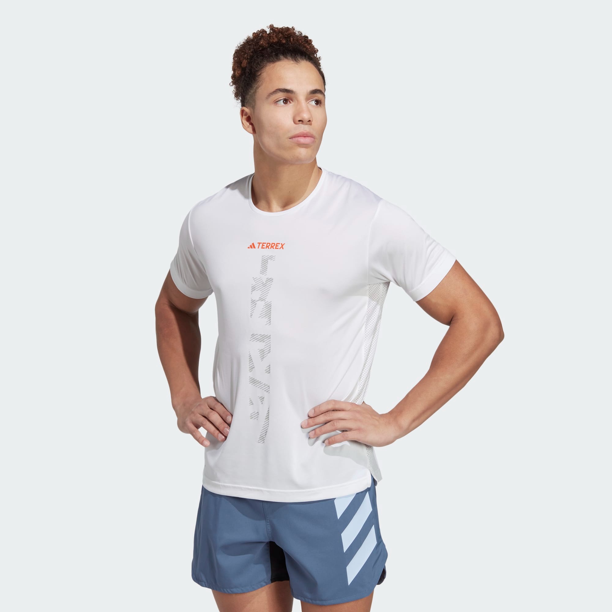Terrex Agravic Trail Running T-Shirt Herre White