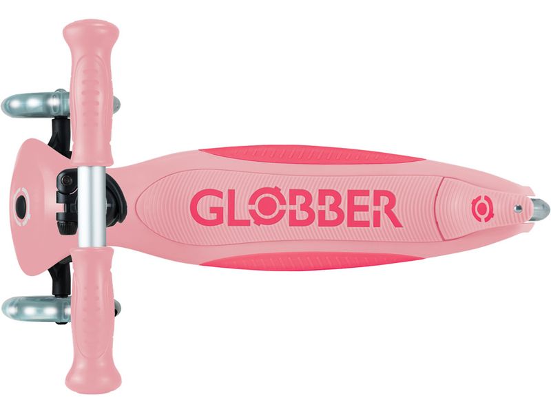 GLOBBER Primo Foldable Plus Lights Mini Hellrosa Kinder-Scooter