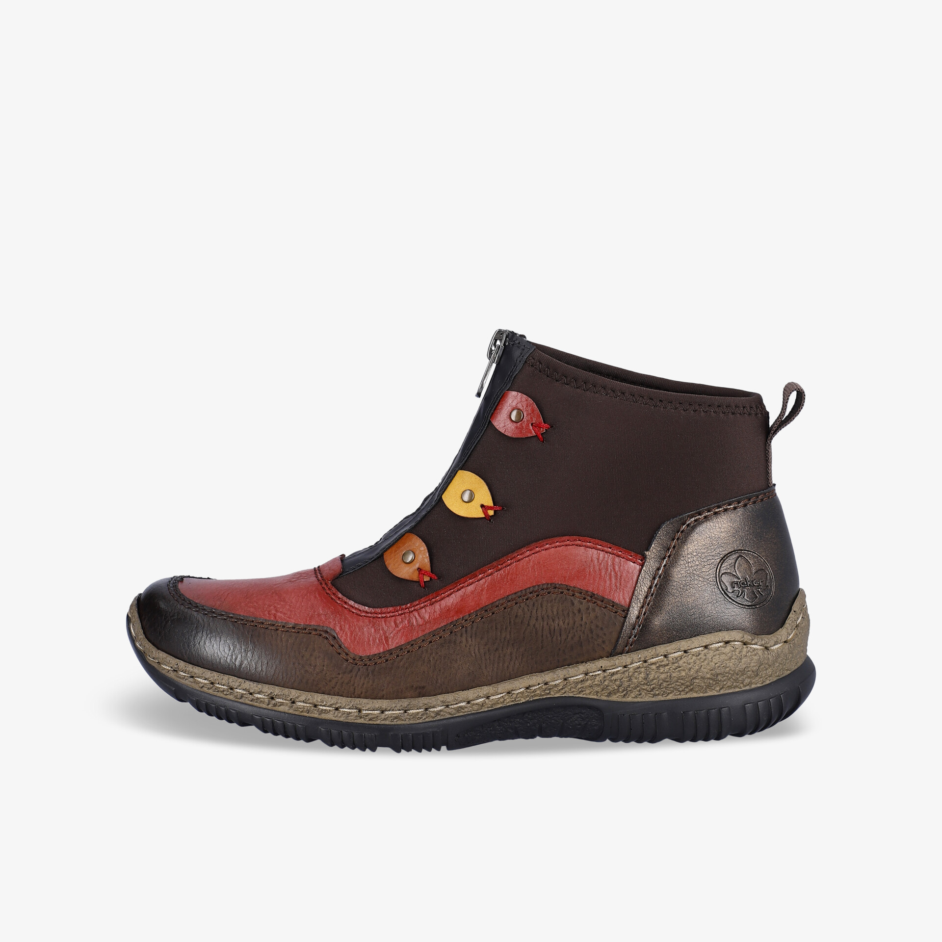 rieker Damen Stiefeletten mehrfarbig