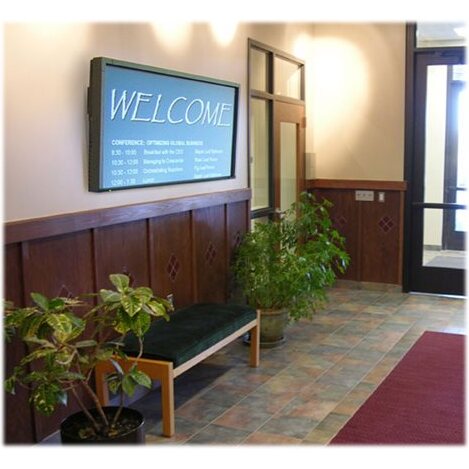 Ergotron SIM90 Signage Integration Mount Mur Noir