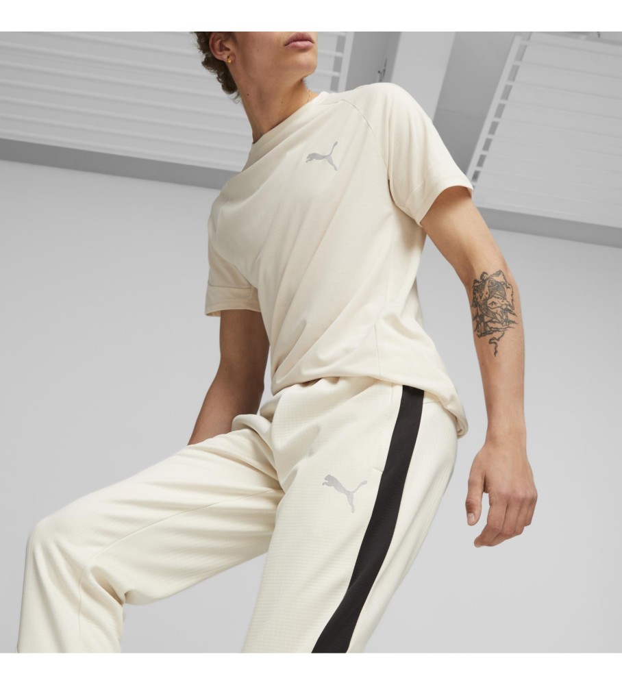 Calça de treino Puma Evostripe bege quente