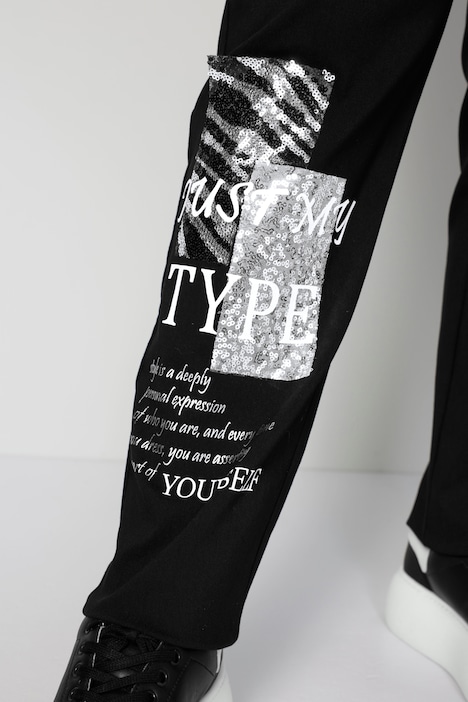 Joggpants, Bein-Print, Elastikbund