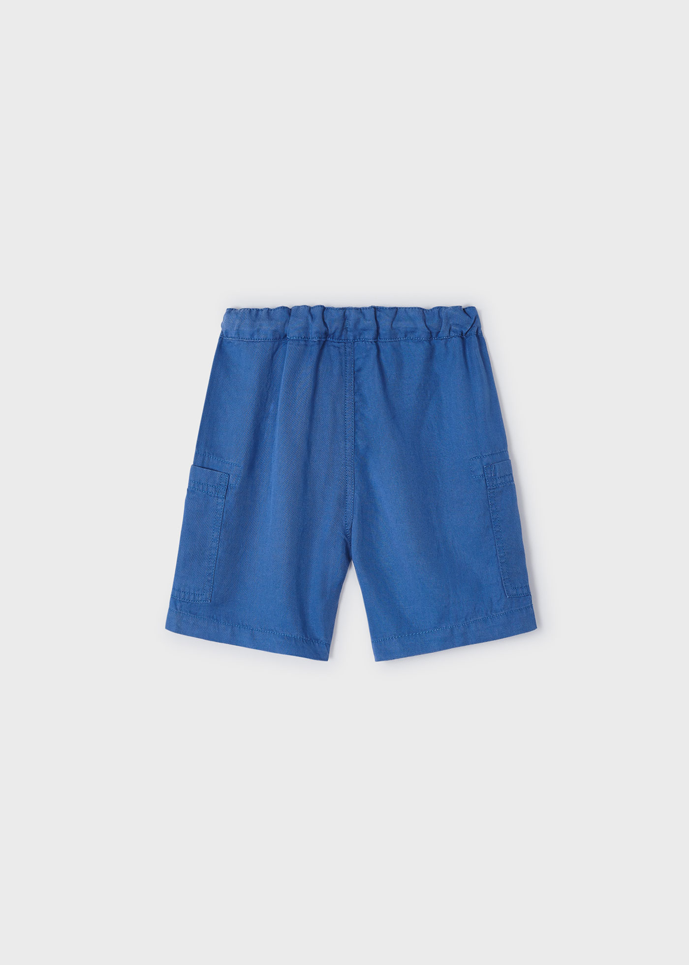 Bermuda com bolsos, em TENCEL™ Lyocell para meninos