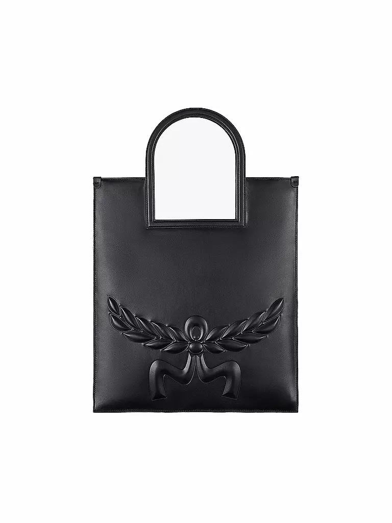 MCM Ledertasche - Tote Bag AREN Medium schwarz