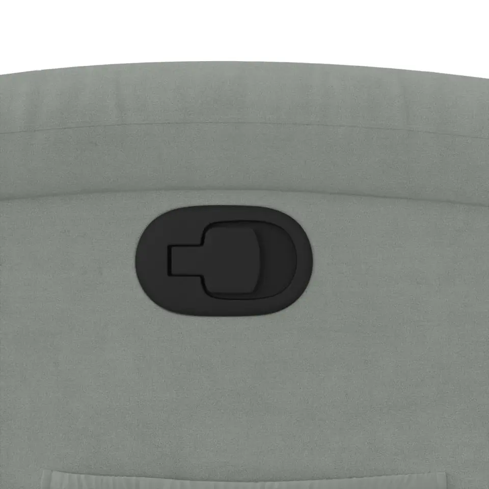 vidaXL - Fauteuil - Grijs - Fluweel