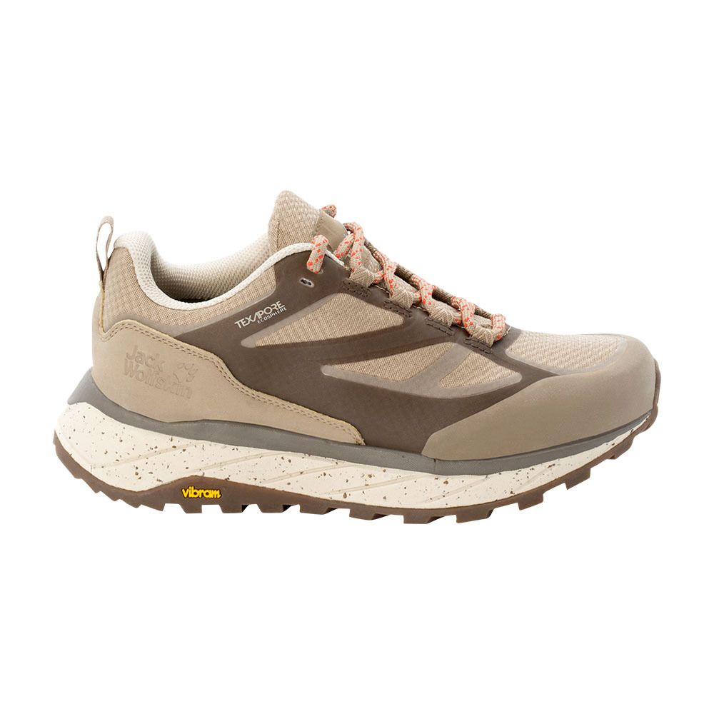 Jack Wolfskin TERRAVENTURE TEXAPORE LOW - Chaussures de randonné Femme beige/light beige