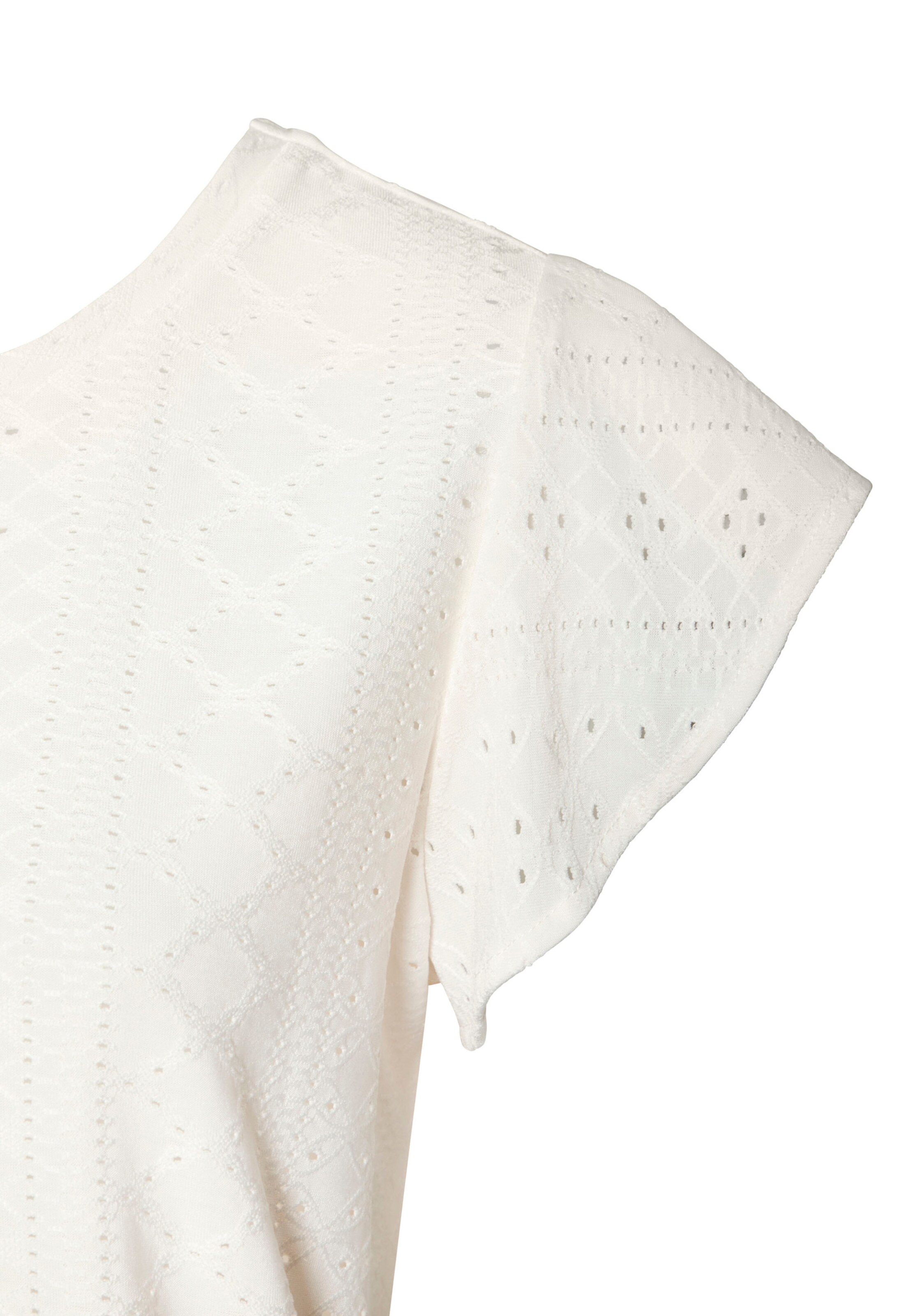 Vivance Kurzarmshirt in creme, schwarz