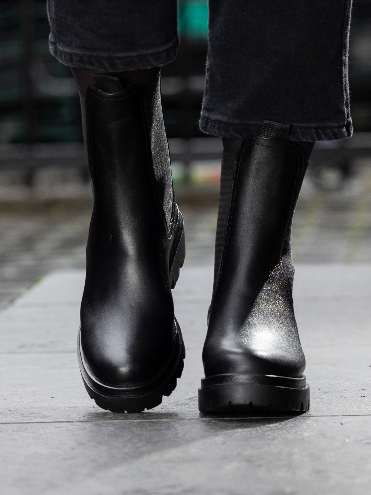 Castro Leather Chelsea Black - Trapes Sko