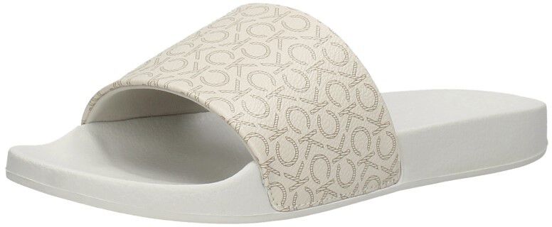 Calvin Klein Pool Slide - Mono gebroken wit